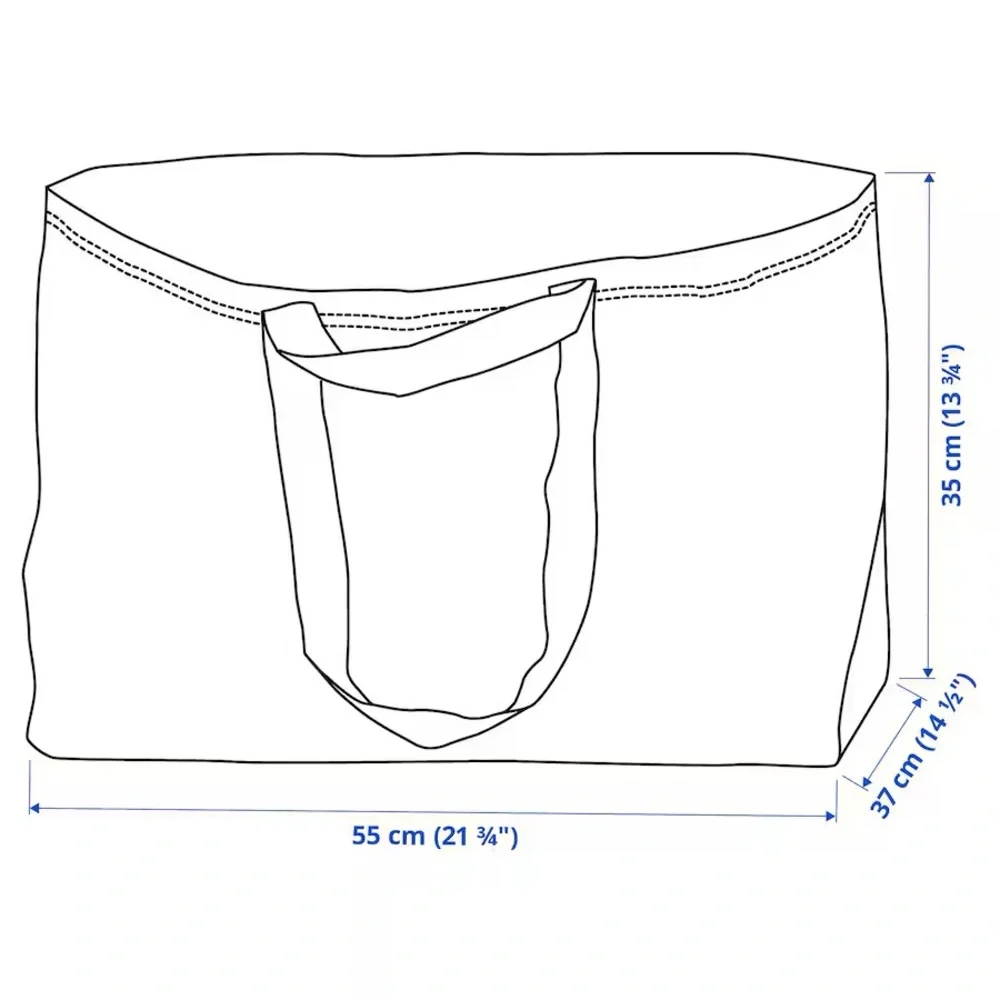 🌀2-PACK🌀 Shopping Bag Frakta Laundry Tote Bag Ikea Bag 19 Gallon